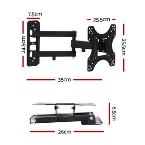 TV Wall Mount Bracket | for 17"-42" LED LCD TVs | Full Motion | Strong Arms