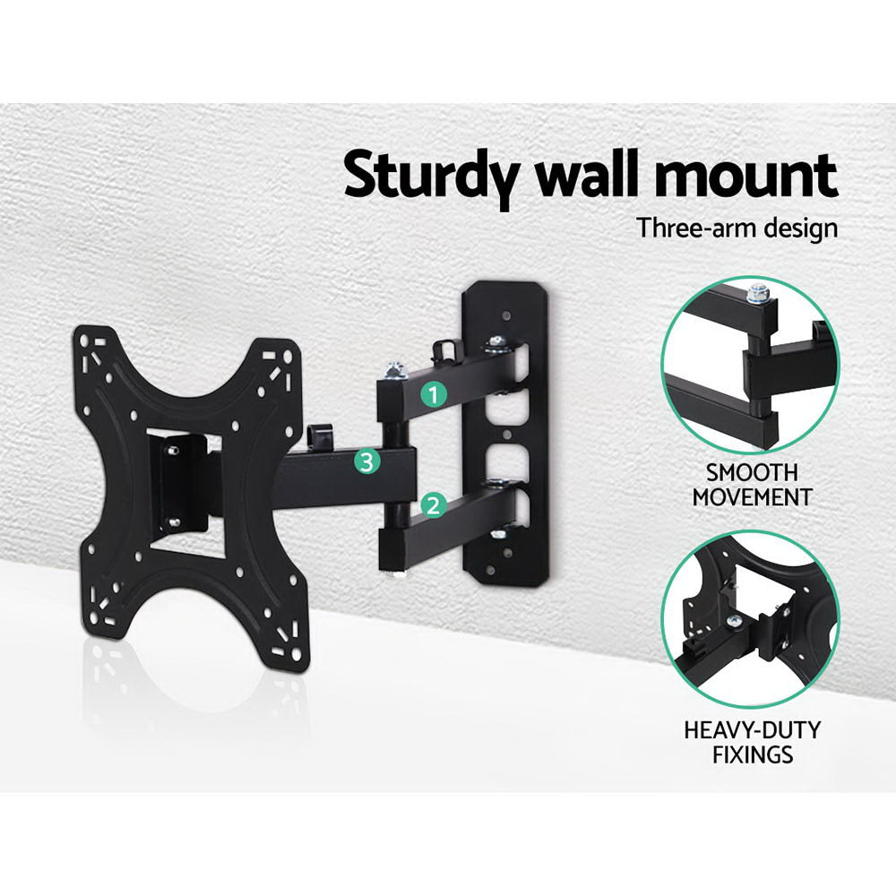 TV Wall Mount Bracket | for 17"-42" LED LCD TVs | Full Motion | Strong Arms