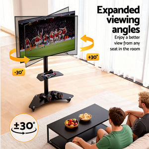 TV Stand Mount | 40-100" | Universal Bracket | Adjustable Height | Wheels