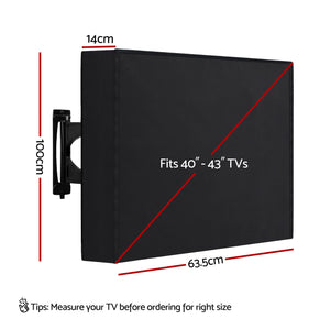 Outdoor TV Cover | 40–43 inch | Waterproof | Patio Flat Screen Protector