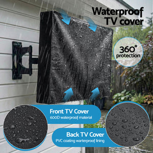 Outdoor TV Cover | 55–58 inch | Waterproof | Patio Flat Screen Protector