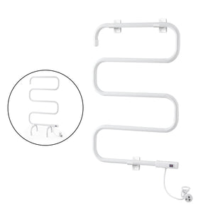 Heated Towel Rail | Freestanding or Wall Mounted | S-Shape | Electric Warmer