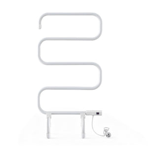 Heated Towel Rail | Freestanding or Wall Mounted | S-Shape | Electric Warmer