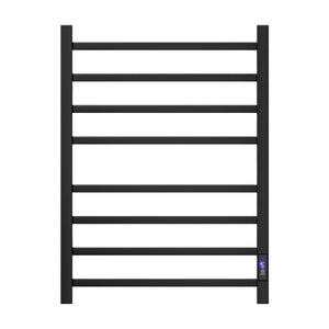 Devanti Heated Towel Rack | 8 Square Bars with Timer | Electric Warmer