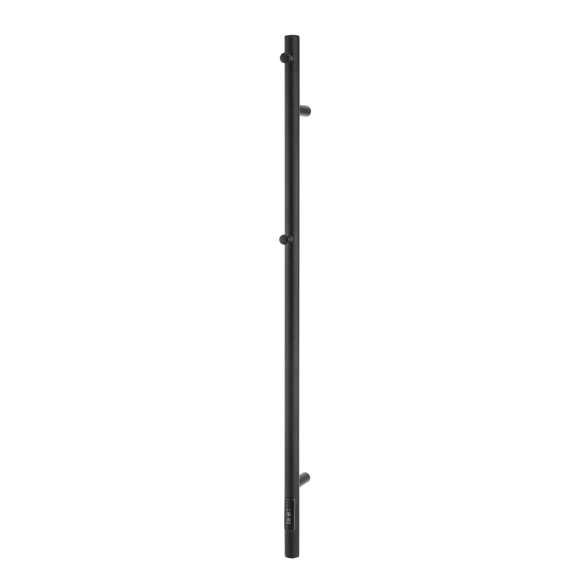 Heated Towel Rail | Vertical | Timer | Electric Warmer Rack | Black