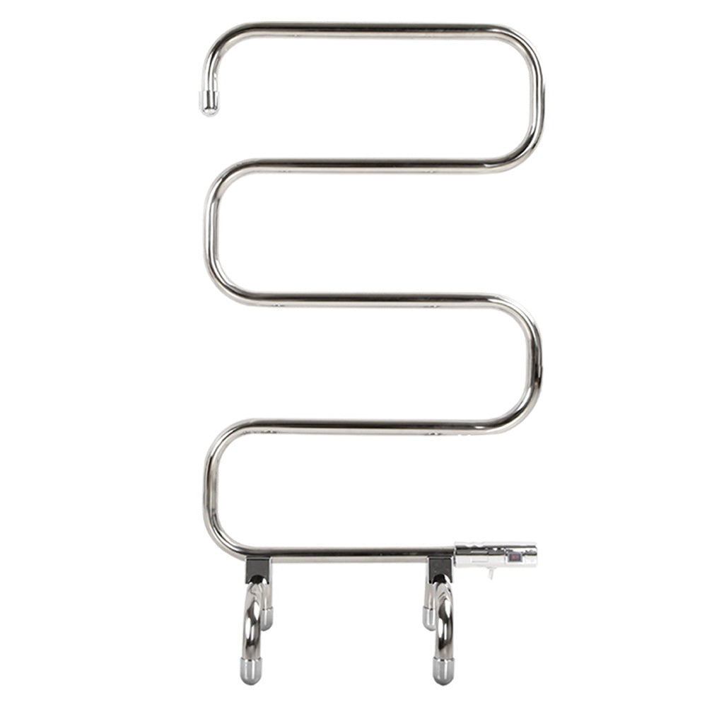 Devanti Electric Heated Towel Rail Rack | 5 Bars | Freestanding | Clothes Dry Warmer