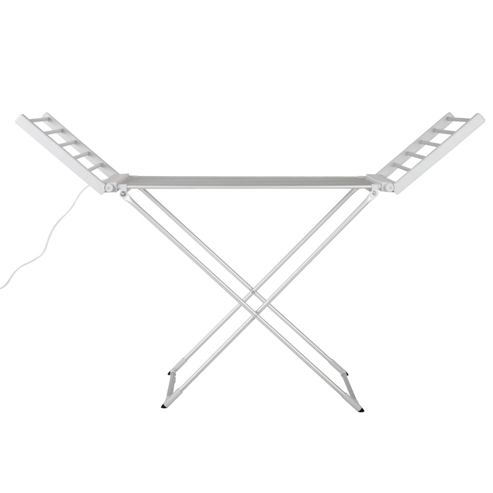 Devanti Electric Heated Towel Rail Rack | 18 Bars | Freestanding | Clothes Dry Warmer