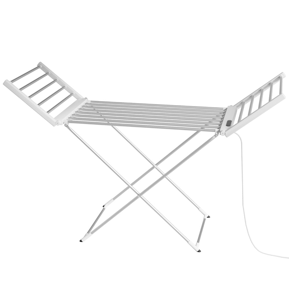 Devanti Heated Towel Rack | Foldable Electric | 24H Timer