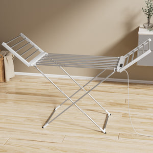 Devanti Heated Towel Rack | Foldable Electric | 24H Timer