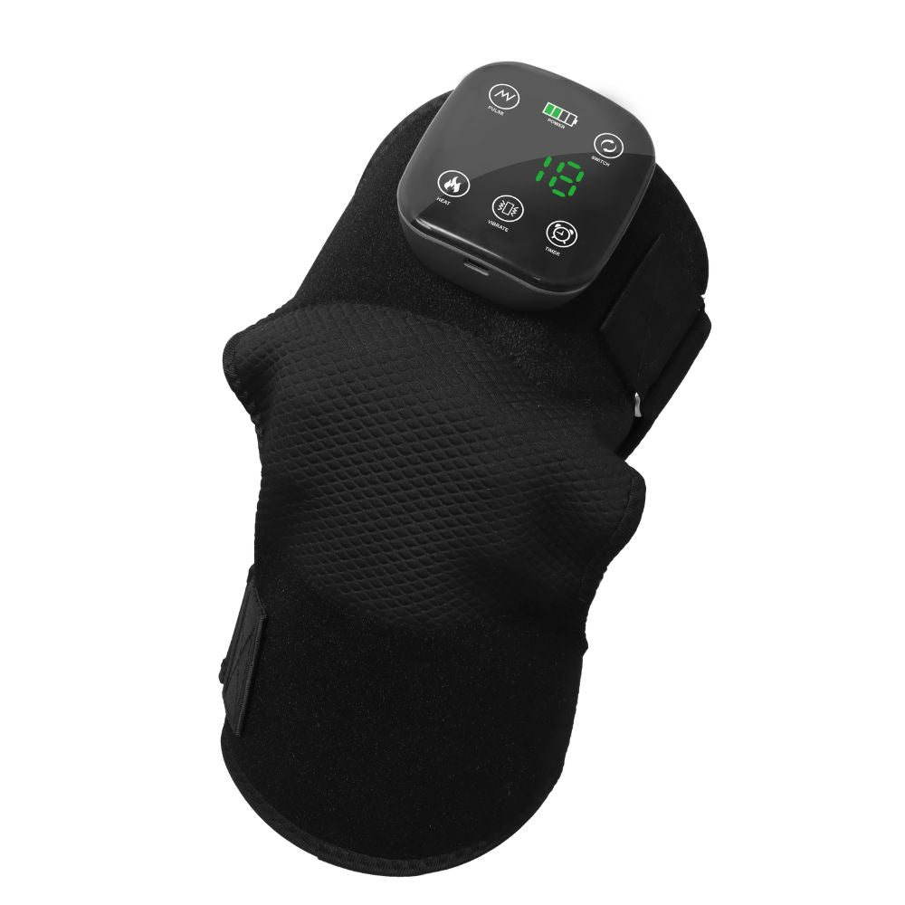 Red & Near-Infrared Light Therapy Knee Wrap | 660nm + 850nm (1:2) | Pulsing + Breathing | Timer + Vibration | Rechargeable | 90×31cm