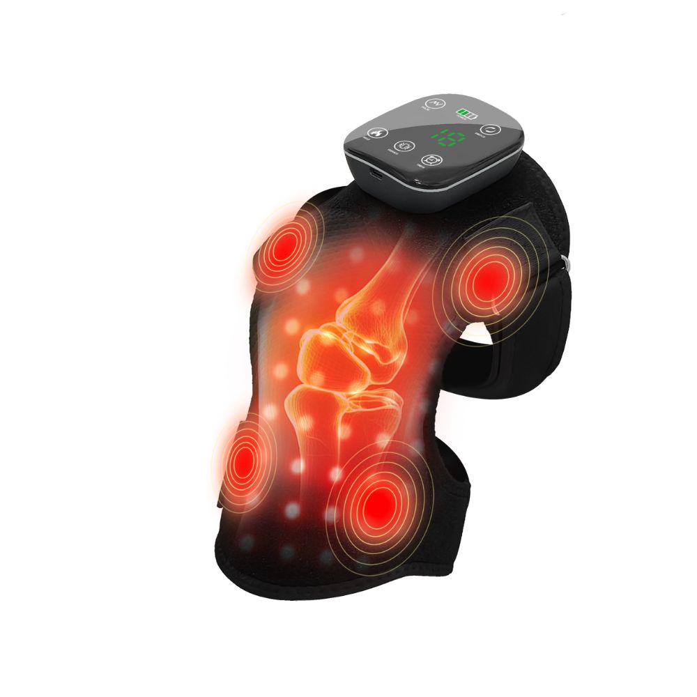 Red & Near-Infrared Light Therapy Knee Wrap | 660nm + 850nm (1:2) | Pulsing + Breathing | Timer + Vibration | Rechargeable | 90×31cm