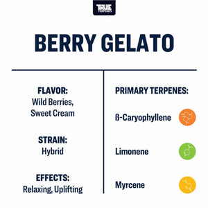 True Terpenes Berry Gelato 240mL | Commercial Hybrid Terpene Blend with Wild Berries & Cream