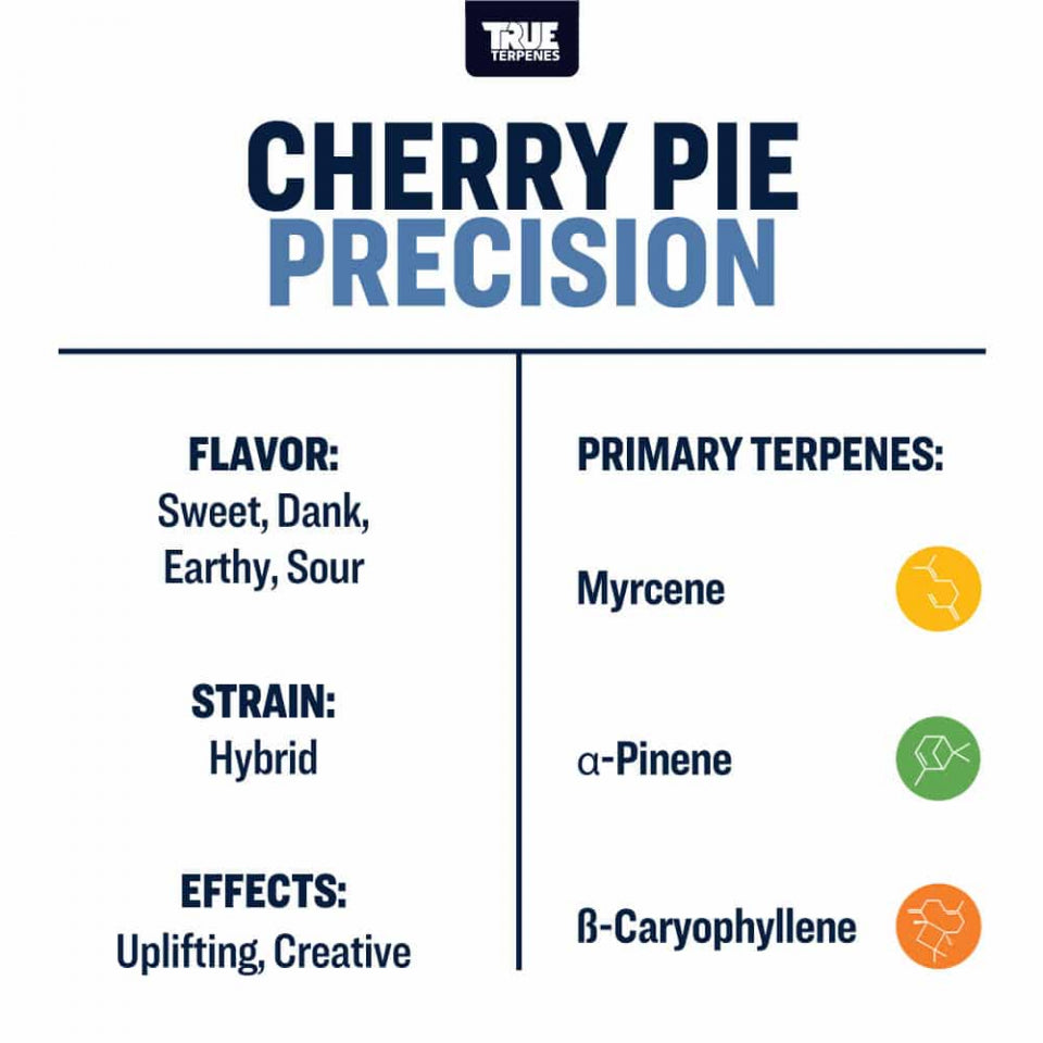 True Terpenes Cherry Pie 240mL | Sweet & Sour Hybrid Terpene Blend with Dank Earthy Notes