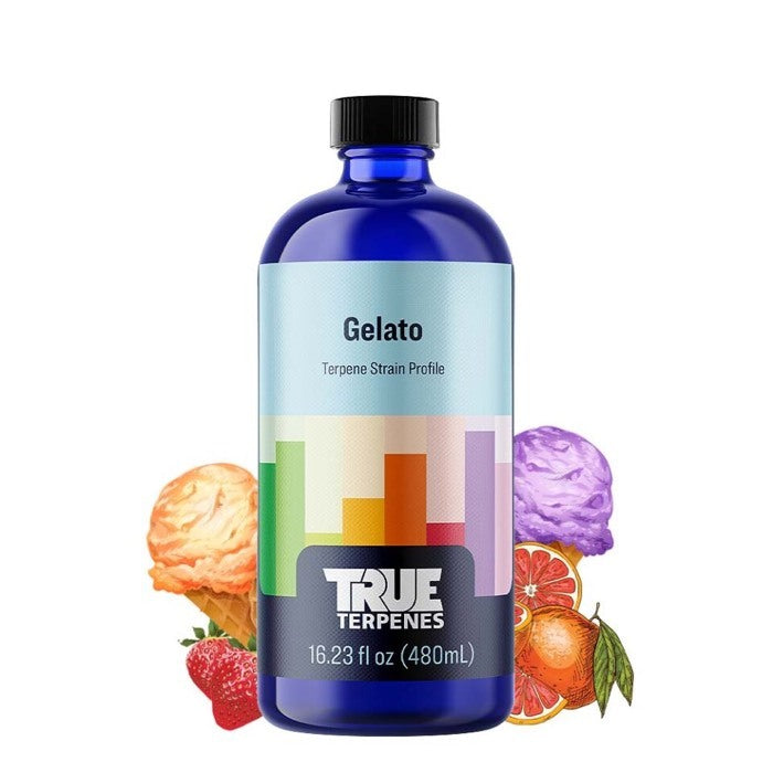 True Terpenes Gelato 240mL | Euphoric Hybrid Terpene with Sweet Berry, Creamy Citrus & Floral Notes
