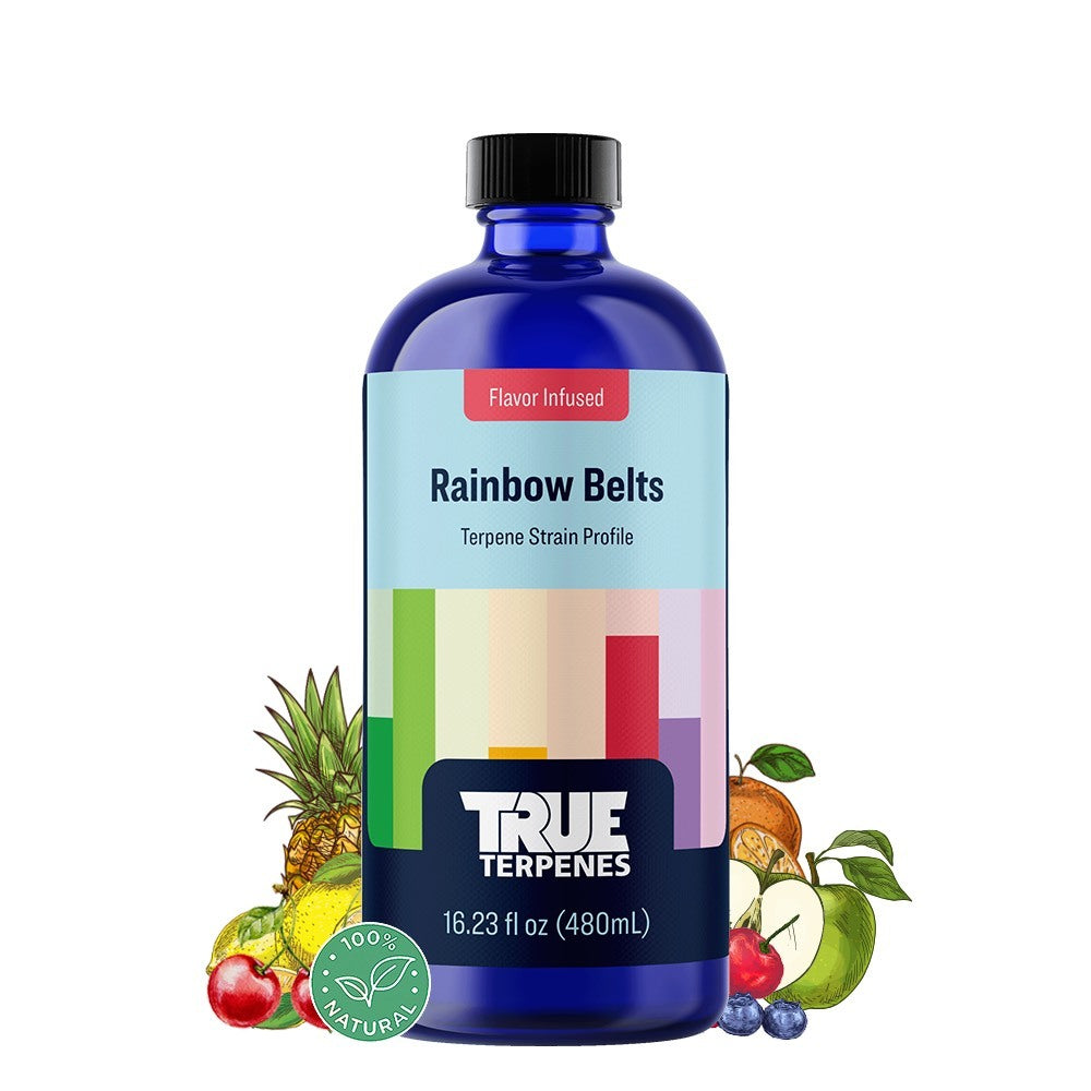 True Terpenes Rainbow Belts 30mL | Bulk Indica Terpene with Tropical Candy & Sour Citrus for Mood & Euphoria