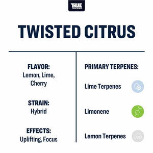 True Terpenes Twisted Citrus 30mL | Hybrid Terpene Blend with Lemon, Lime & Cherry