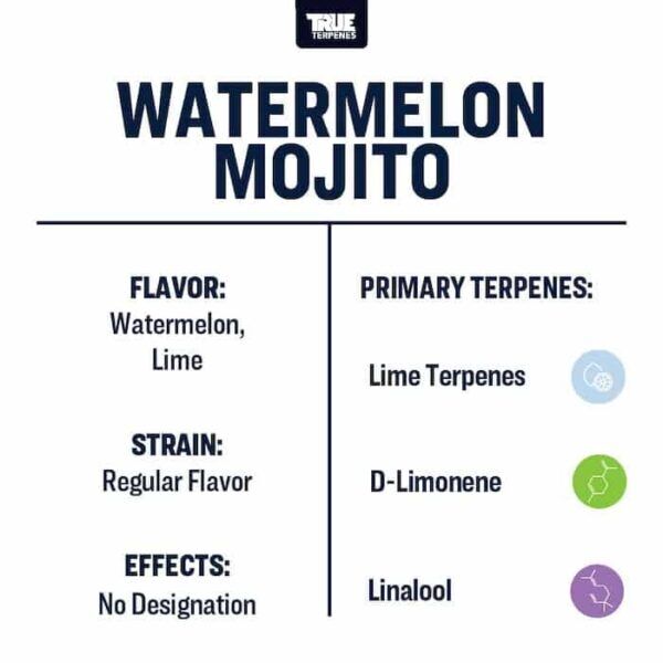 True Terpenes Watermelon Mojito 5mL | Flavoured Terpene Blend with Mint, Lime & Watermelon