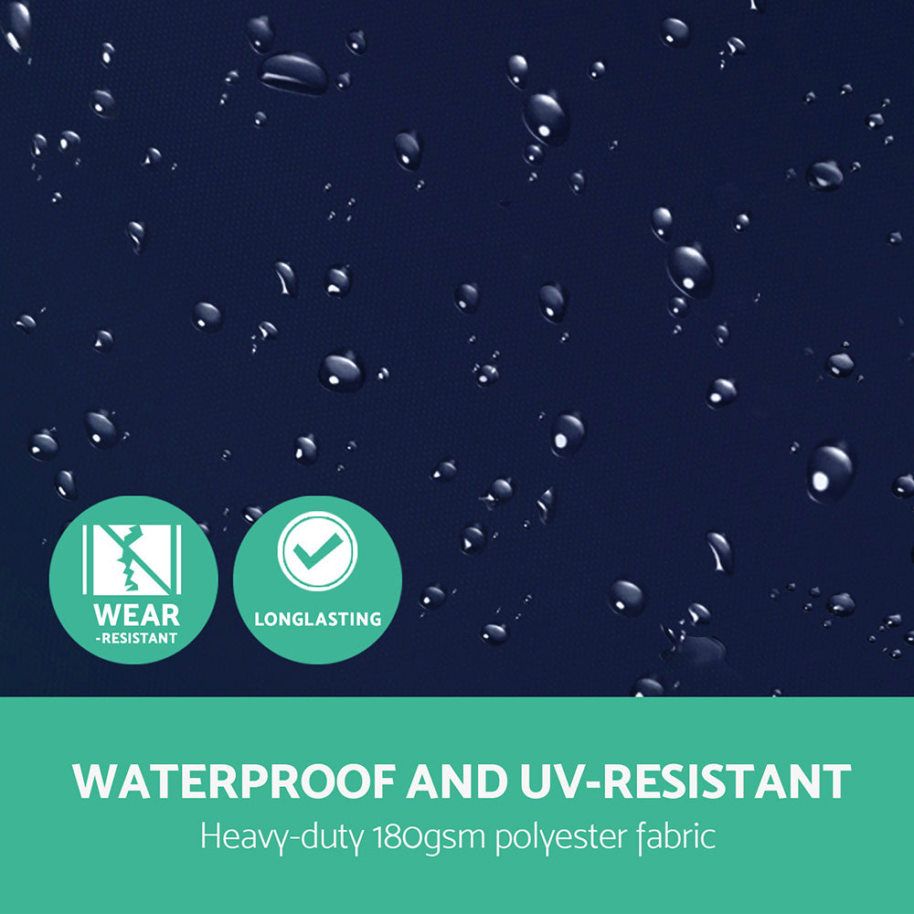 3m Outdoor Umbrella | Cantilever | Garden Beach Patio | Navy