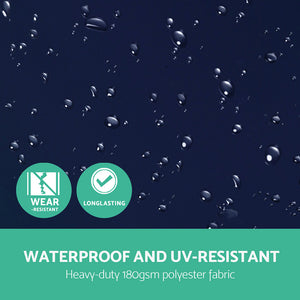 3m Outdoor Umbrella | Cantilever | Garden Beach Patio | Navy