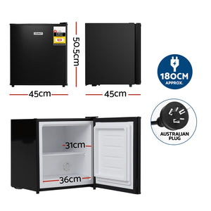 Upright Freezer | 31L | Vertical Compact Freezer | Black