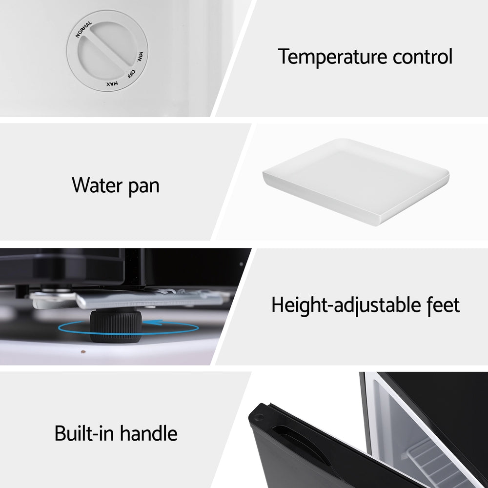 Upright Freezer | 31L | Vertical Compact Freezer | Black