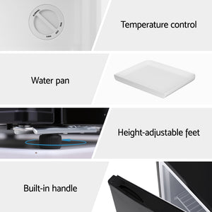 Upright Freezer | 31L | Vertical Compact Freezer | Black