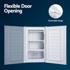 Upright Freezer Fridge | 81L | White
