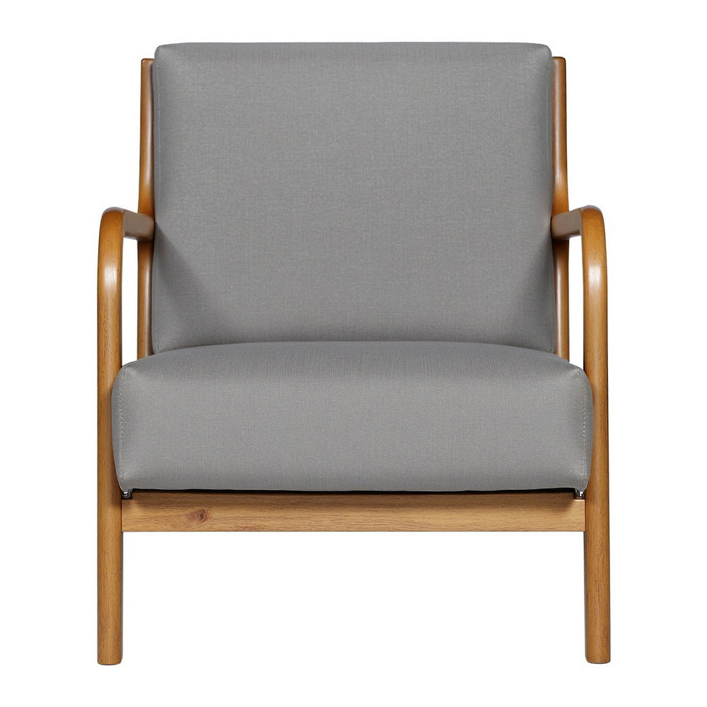 Armchair | Fabric Upholstery | Light Grey