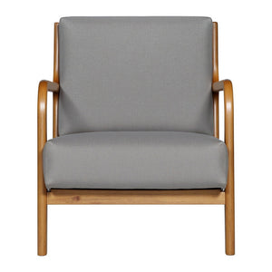 Armchair | Fabric Upholstery | Light Grey