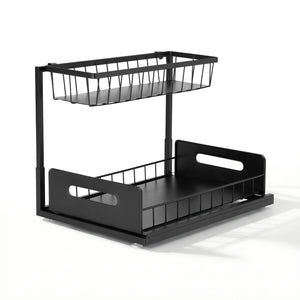 Under Sink Organiser | L Shape | Pull Out Drawer | Kitchen Cabinet Storage