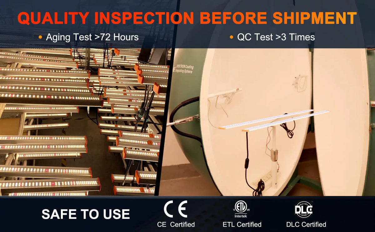 UV LED Grow Light Bars | 30 Watt | Set Of 2 | Spider Farmer