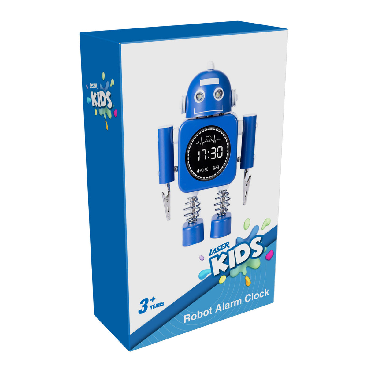Laser Robot Alarm Clock | For Kids | Blue