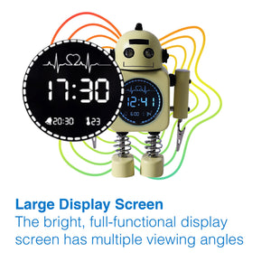 Laser Robot Alarm Clock | For Kids | Yellow