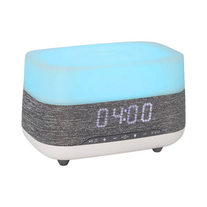 Laser Clock Radio | Bluetooth Speaker | Ambient Light & Diffuser