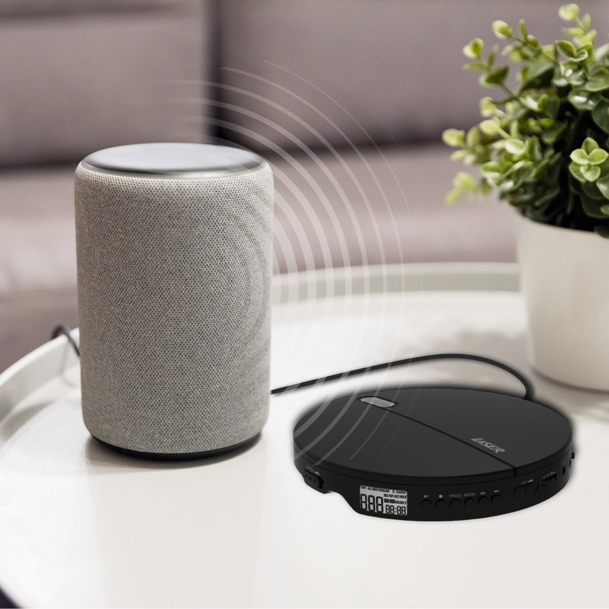 Laser CD/MP3 Player | Portable | Anti-Skip | Includes Headphones