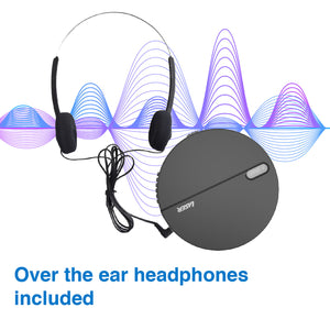 Laser CD/MP3 Player | Portable | Anti-Skip | Includes Headphones