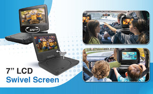 Laser DVD Player | 7" Portable Screen