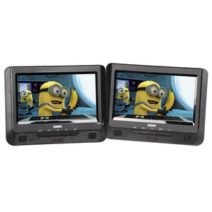 Laser DVD Player | 9" Dual Screen | Black