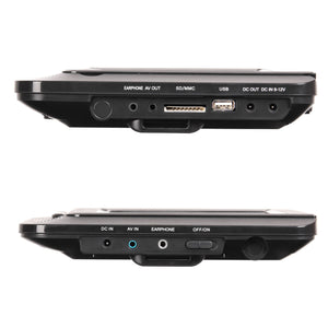Laser DVD Player | 9" Dual Screen | Black