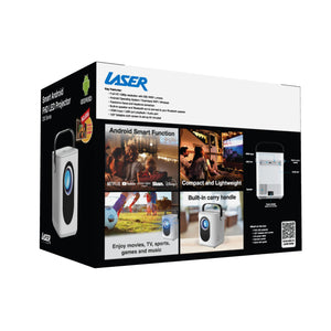 Laser Cube Projector | Android | Includes 120-Inch Screen