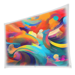 Projector Screen | 100-Inch | White | Includes Setup Kit