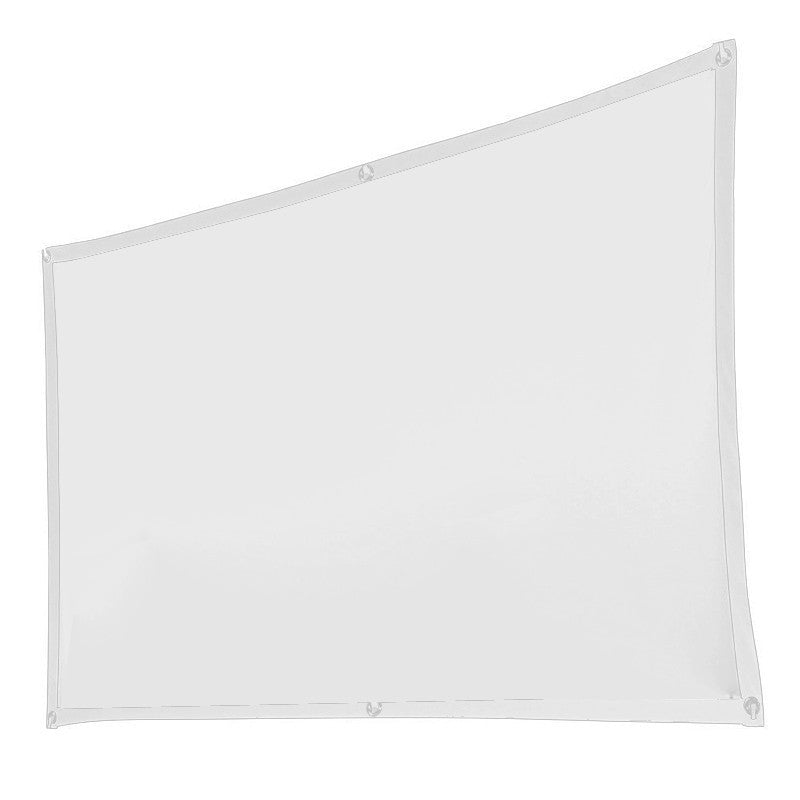 Projector Screen | 100-Inch | White | Includes Setup Kit