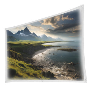 Projector Screen | 100-Inch | White | Includes Setup Kit