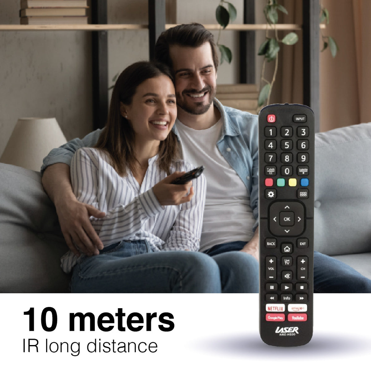 Laser TV Remote | For Hisense | Black