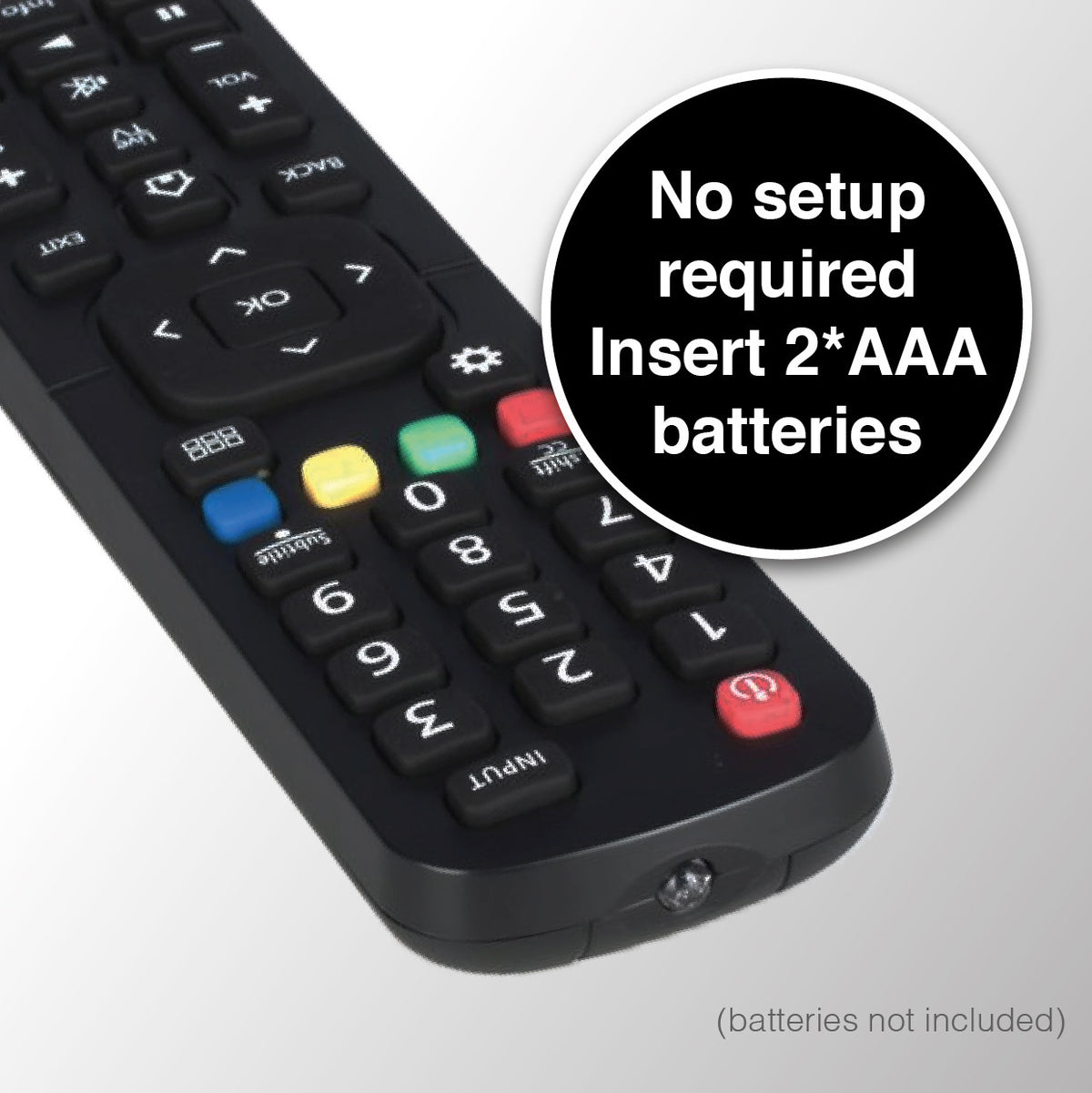 Laser TV Remote | For Hisense | Black