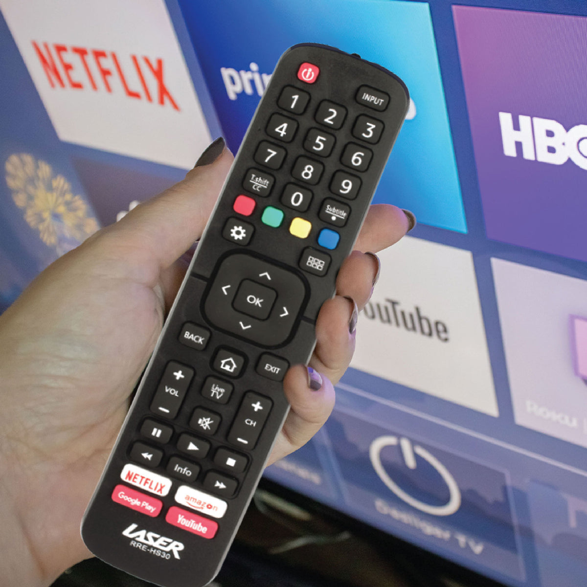 Laser TV Remote | For Hisense | Black