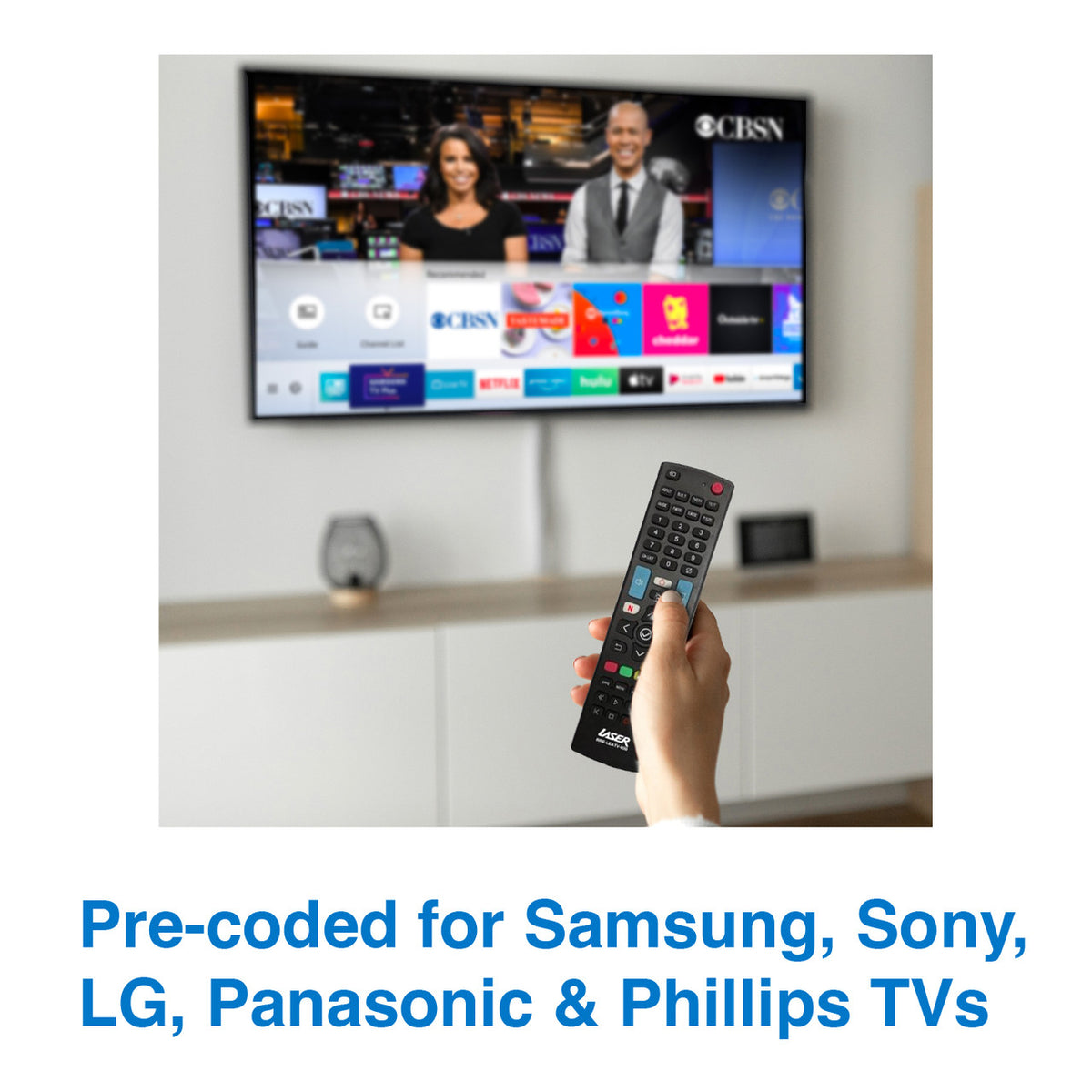 Laser Universal TV Remote | Smart & LED TVs