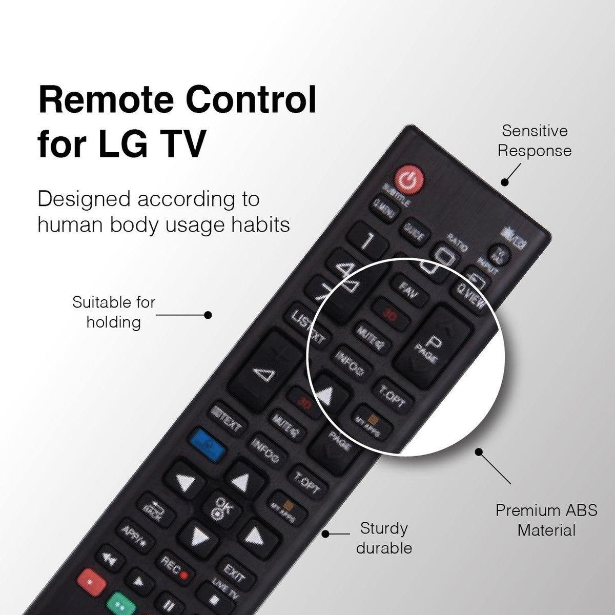 Laser TV Remote | For LG TVs