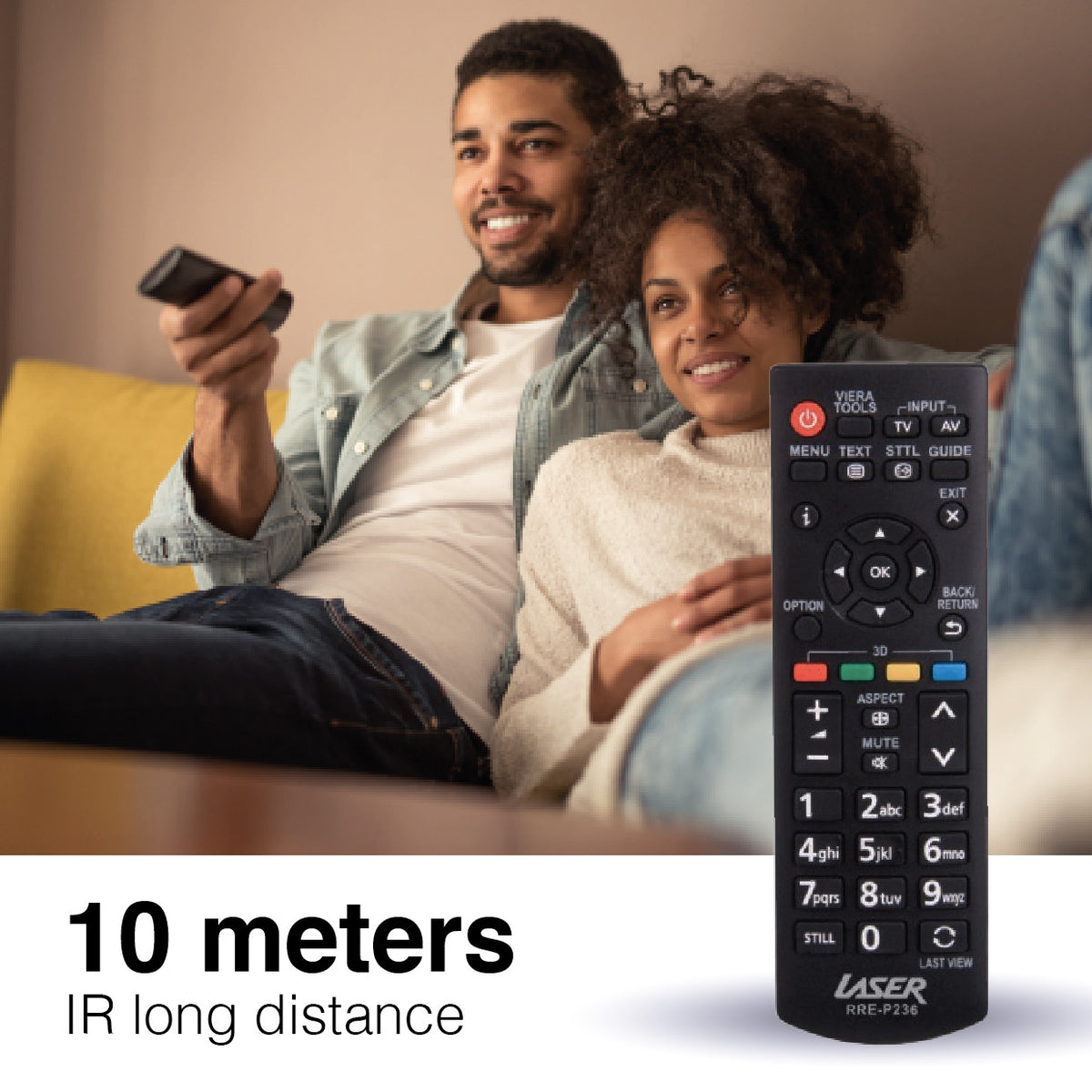 Laser TV Remote | For Panasonic TVs