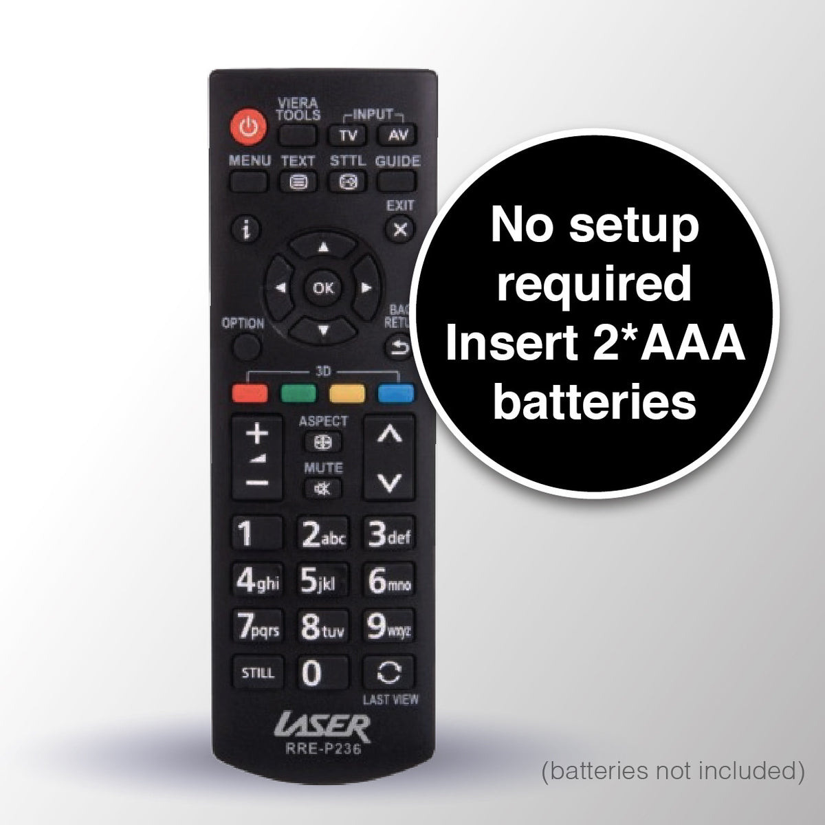 Laser TV Remote | For Panasonic TVs